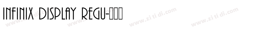 Infinix Display Regu字体转换